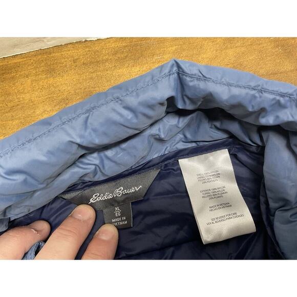 Eddie Bauer Jacket Men’s XL Goose Down Puffer Coat Quilted EB 650 - Picture 6 of 10